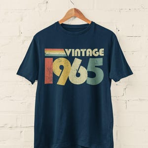 60e verjaardagscadeaus 2025 Vintage 1965 T-shirt retrostijl kleuren en design in maten Small - 6XL BY32