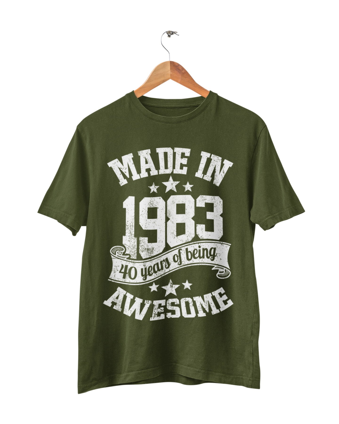 Discover Funny 40th Birthday T Shirt 2023 Made In 1983 40 Years Of Being T-Shirt