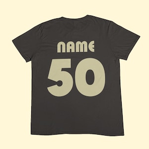 Personalised 50th Birthday T-Shirt: Vintage 1976 Retro Design 2026 50th image 7