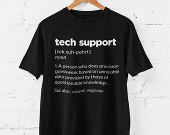 Tech Support Funny Dictionary Definition T Shirt