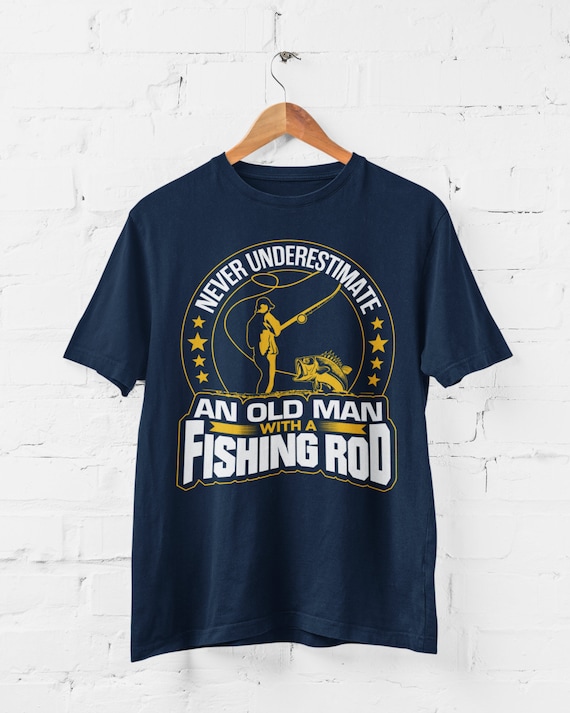 Never underestimate an old woman with a fishing rod poster - Emilyshirt  American Trending shirts
