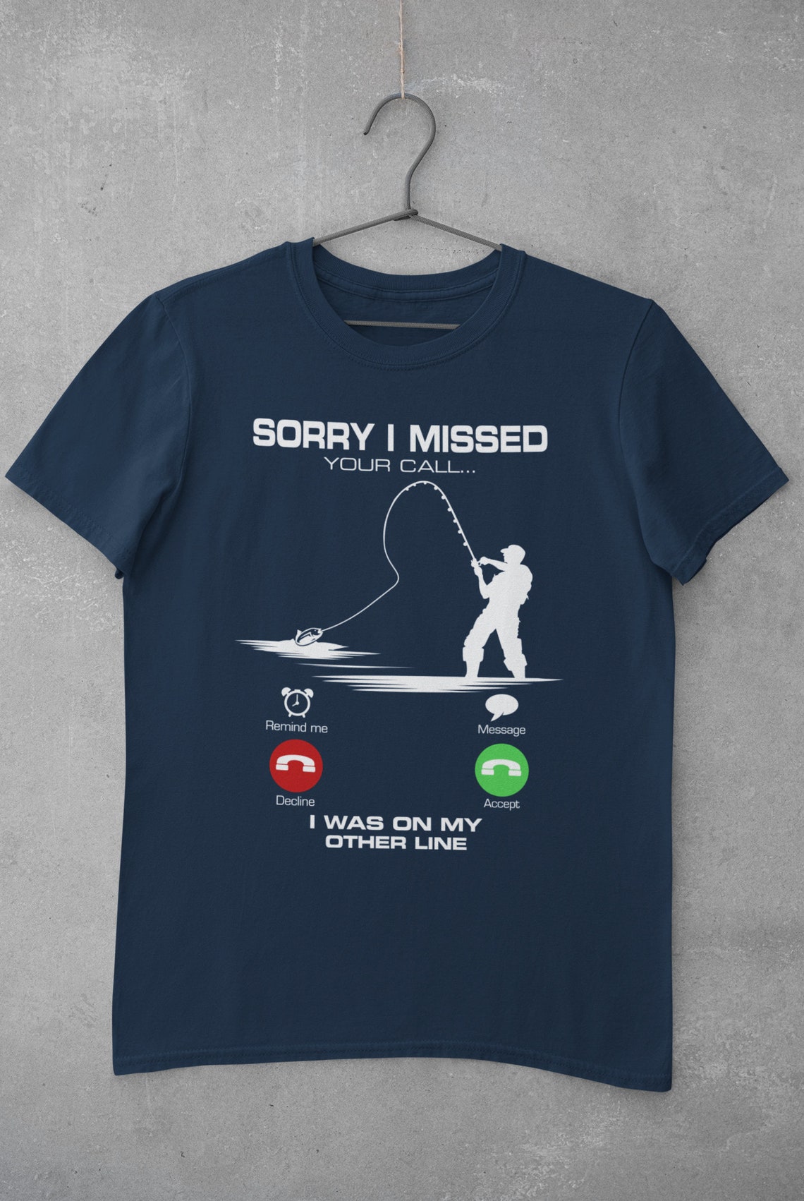 Sorry I Missed Your Call I Was on My Other Line Funny Etsy