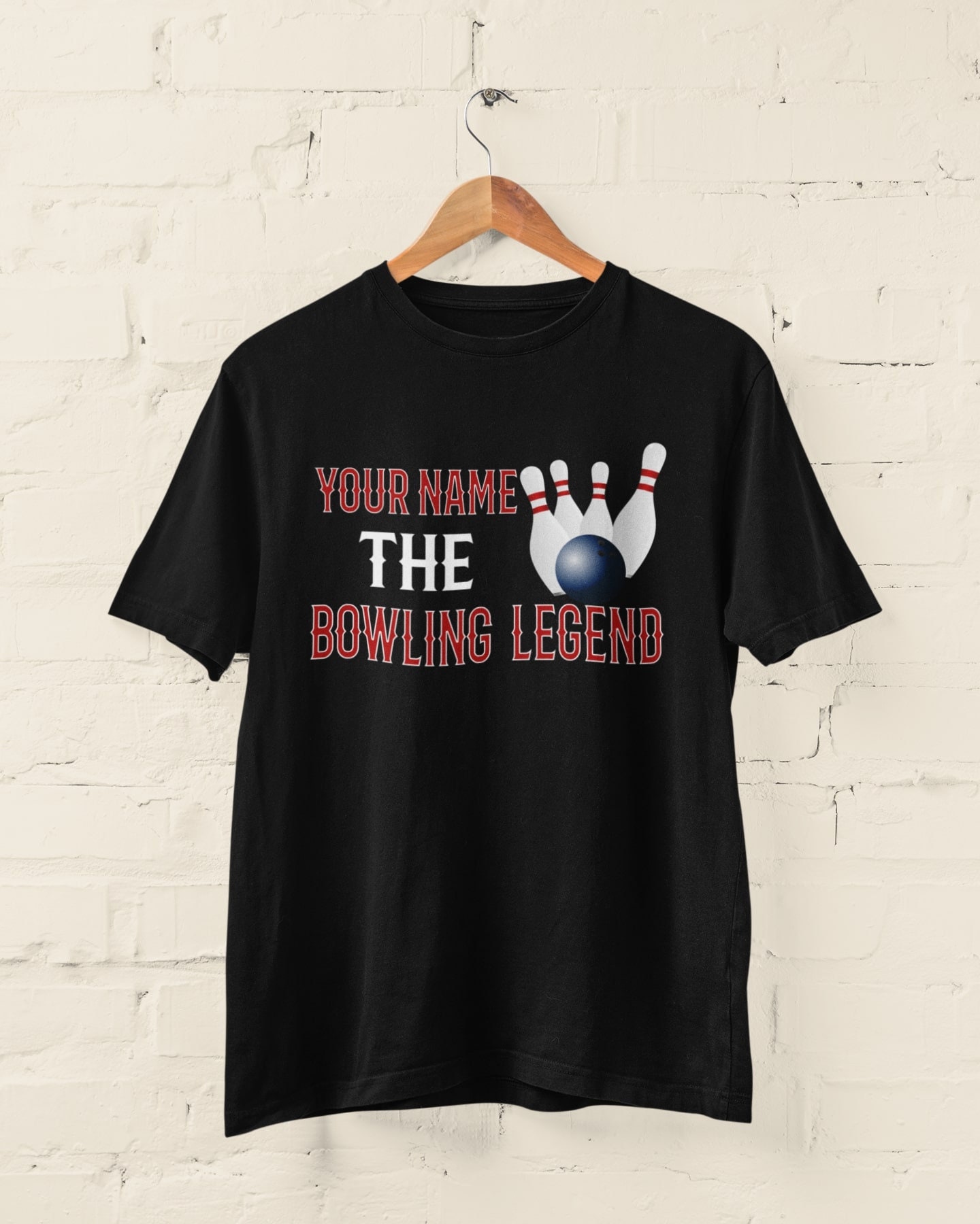 GEPERSONALISEERDE Bowling T shirt Kies uw naam Het Bowling Legend grapcadeau voor bowlingspeler Etsy Nederland