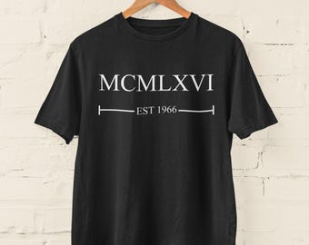 60er Jahre Geburtstag T-Shirt, hergestellt 1966 römische Ziffern Design 2026 60er Jahre Geschenke