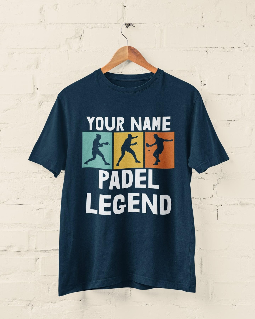 Personalised 'your Name – the Padel Legend' T-shirt for Padel Fans - Etsy