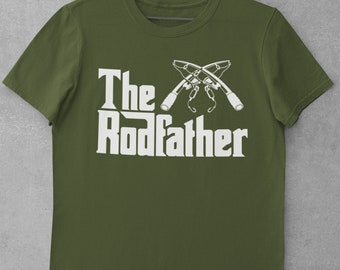 The Rodfather Funny Fishing T Shirt