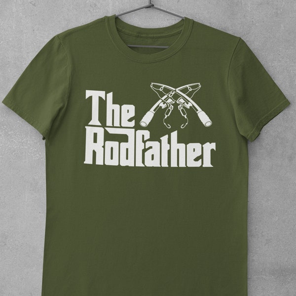 The Rodfather Funny Fishing T Shirt