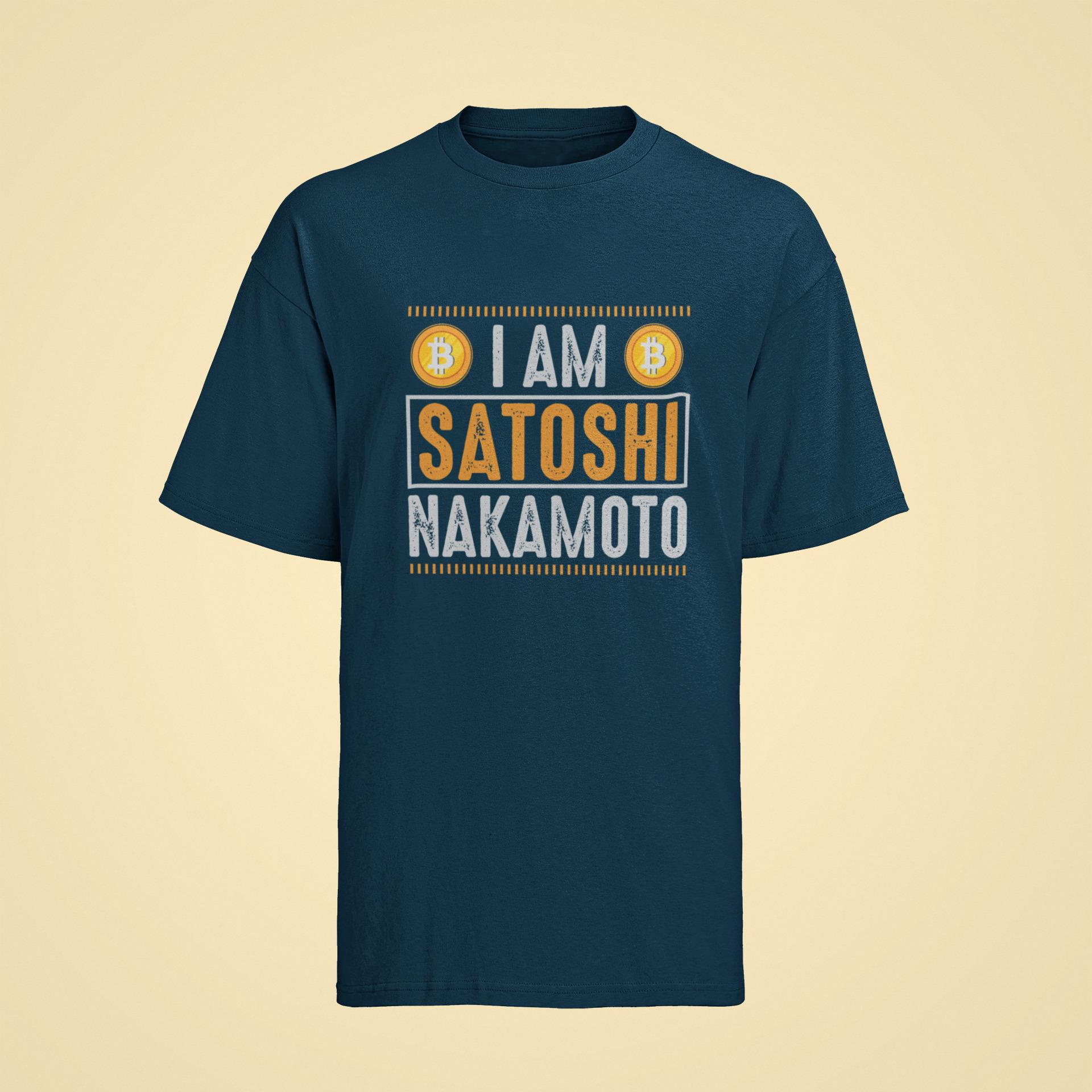 I Am Satoshi Nakamoto T-shirt: Bitcoin Crypto Investor Tee - Etsy