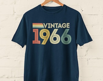 Vintage 1966 60th Birthday T Shirt 2026 retro style 60th gifts BY105