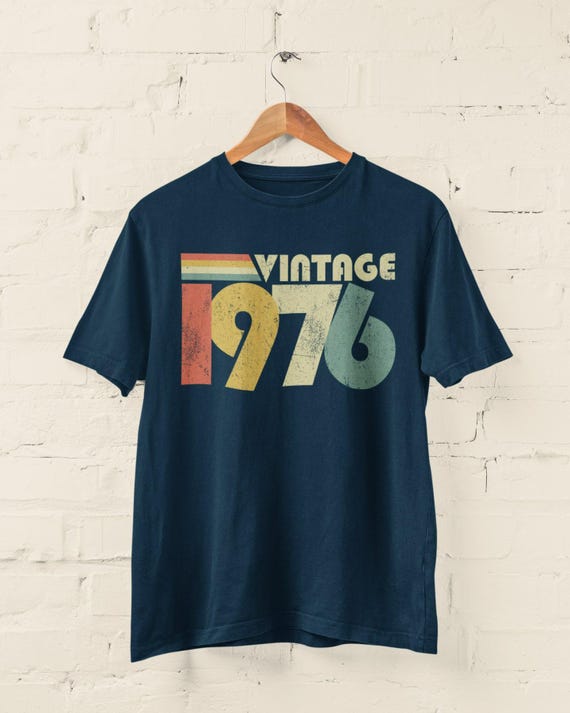 Vintage 1976 50th Birthday T Shirt 2026 retro fiftieth gift ideas BY30