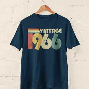 Vintage 1966 T-Shirt: 60th Birthday Gift, Retro Style 2026 sixtieth birthday