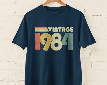 40th Birthday Gifts 2024 Vintage 1984 T Shirt milestone fortieth birthday present keepsake BY33