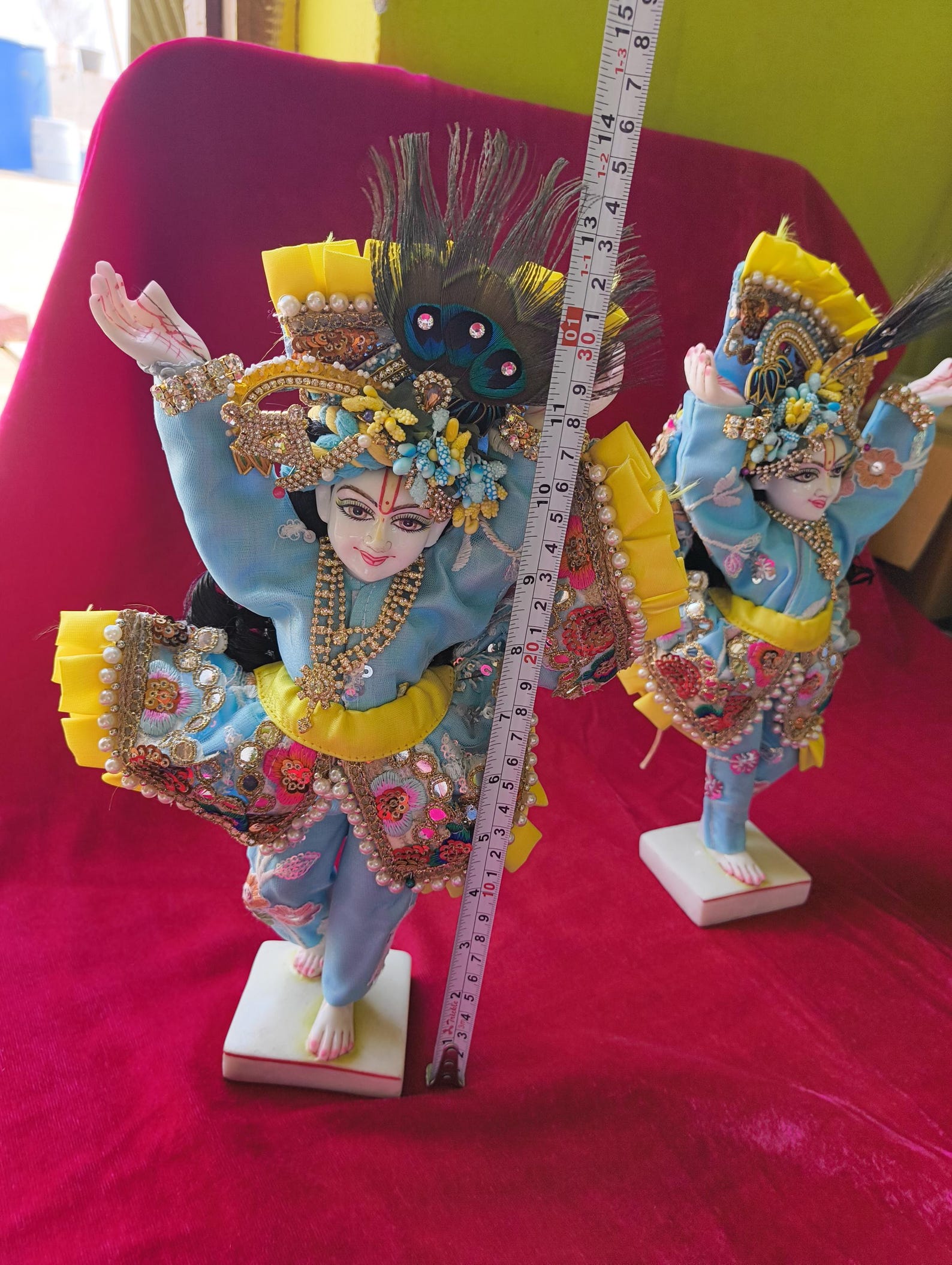 Marble Dust Gaur Nitai 12 inches main image 0