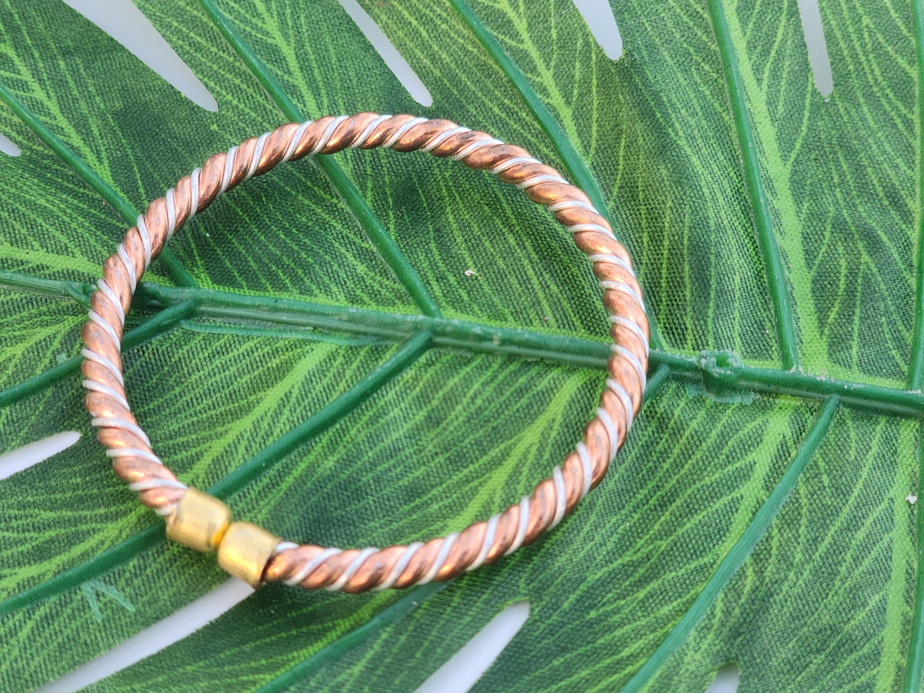 Ashtadhatu Kids Bracelet/Kada – 2 Inch – Handmade in Vrindavan , child bracelet , good luck bracelate , religious item , hare krishna ,