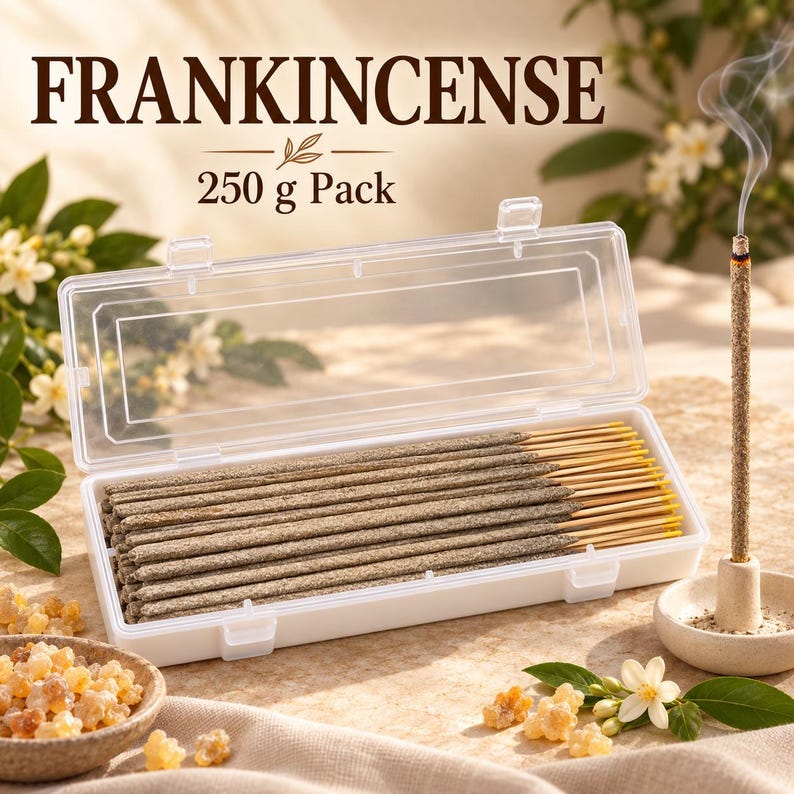 Incesce Sticks Frankincense Incense Sticks 250g, Scented Agarbatti for Pooja ...