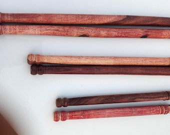 Grote Havan-lepel met houten handvat / koperen lepel | Agnihotra-yagya-soeplepel | 18/16/13 inch | Individuele en combinatieset | Handgemaakt