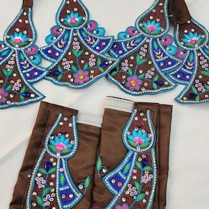 hingebungsvolles Outfit, Iskcon Festival Wear, Deity Puja Essentials, handgemacht, Heilige Pooja Wear, religiöse Gottheit Kleid, Gaura Nitai Pooja,