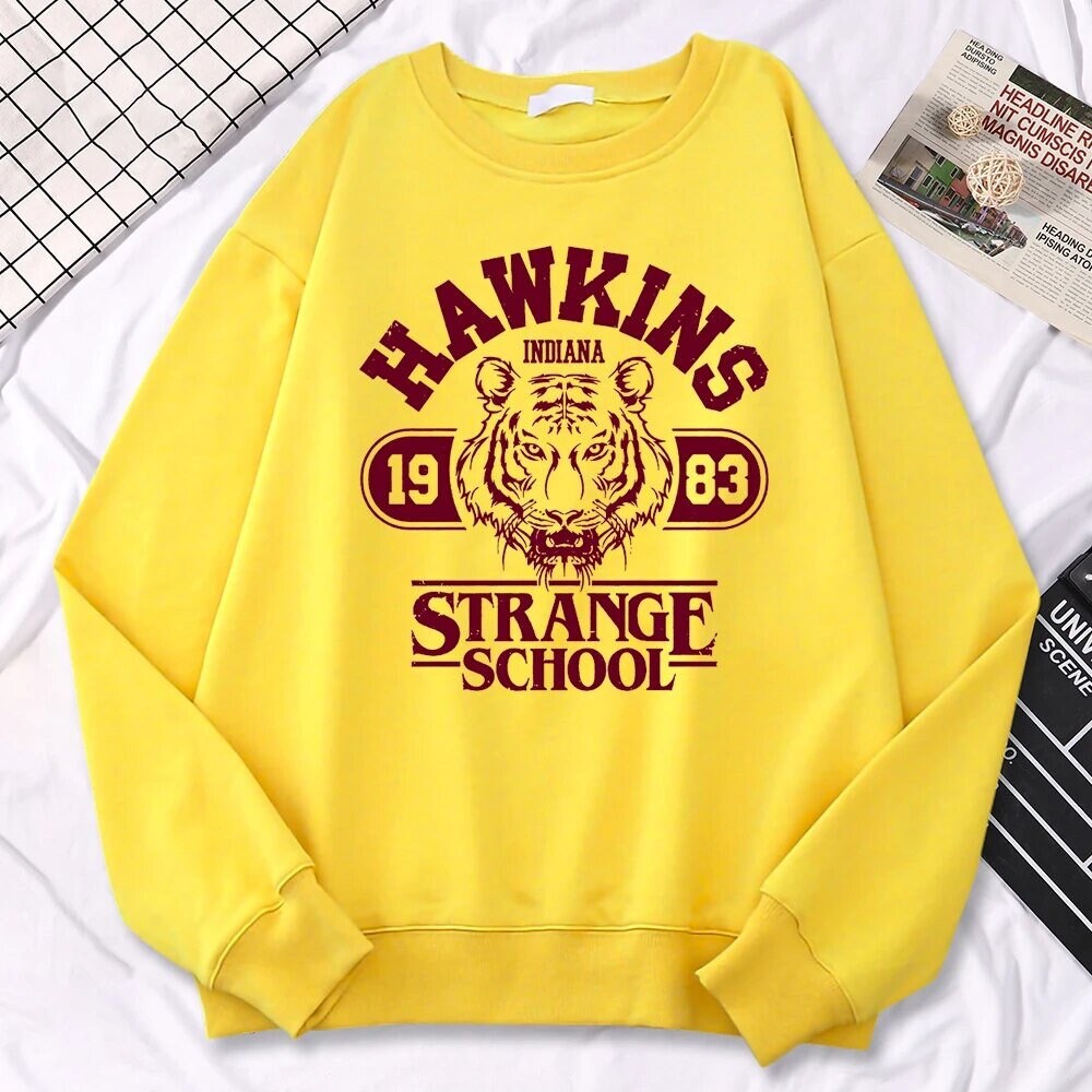 Sweatshirt Stranger Things - Coupe Classique, 241g, Avec Personnages Emblématiques, Idéal Pour Les Fans - 10