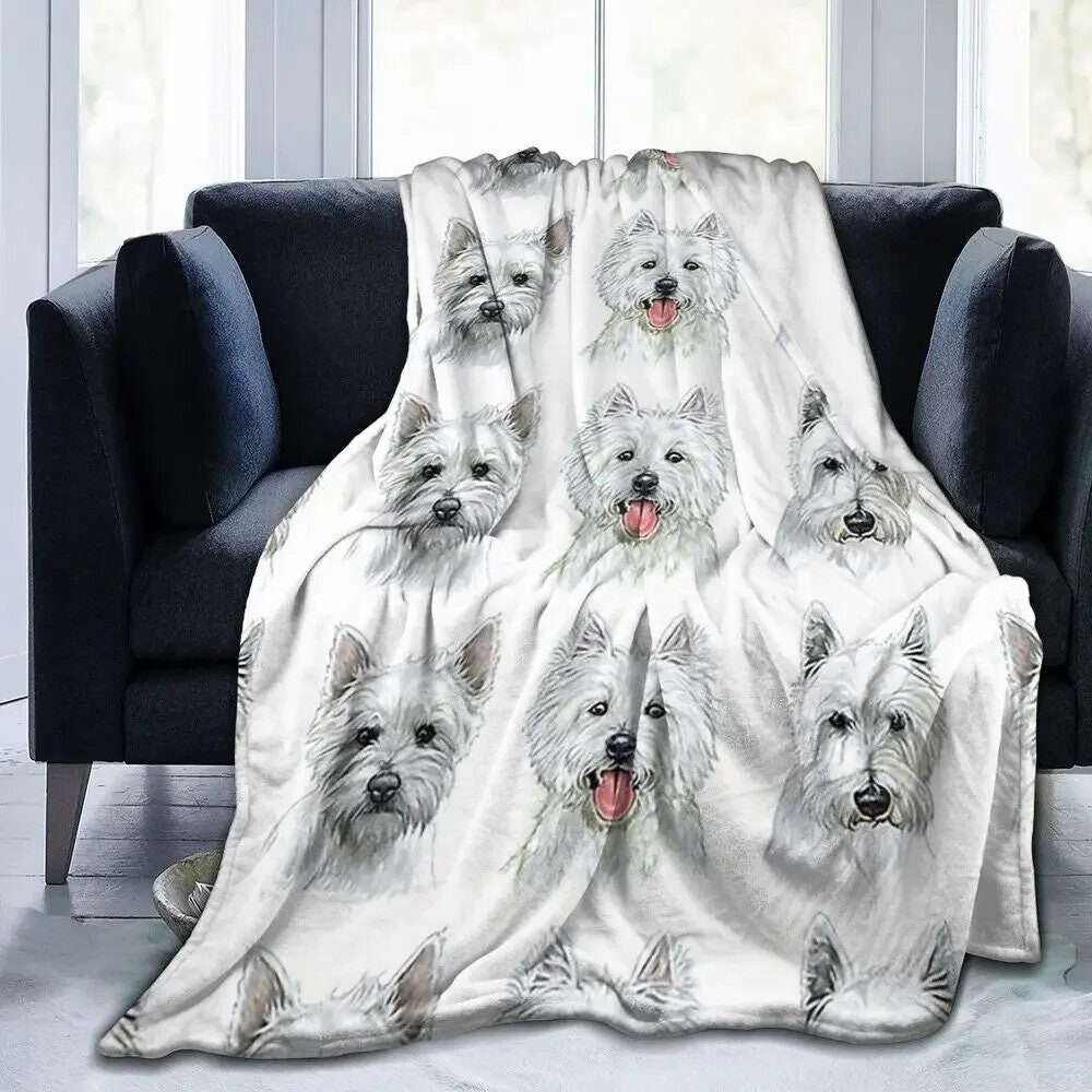 Westie Blanket Etsy Canada