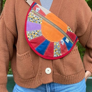 Orange Sunshine Quilt Cross Body Snack Pack