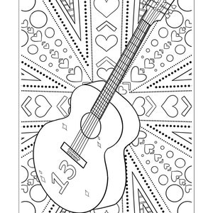 Taylor Swift Eras Tour Coloring Pages: Downloadable Printable Perfect for Swifties & Music Fans image 3