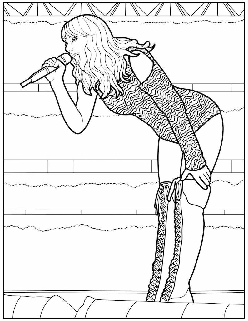 Taylor Swift Coloring Pages Downloadable - Il 794xN.5178724240 Gykt