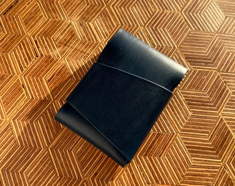 Handmade Origami Leather Cardholder Wallet | Leather Cardholder | Buttero Leather | Leather Minimalist Wallet