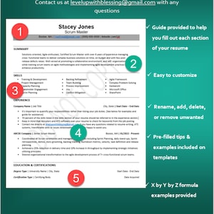 Resume scrum master, Resume Template Scrum Master, Scrum Master Resume, ATS friendly Microsoft Word Resume , Tech Resume, ATS Resume