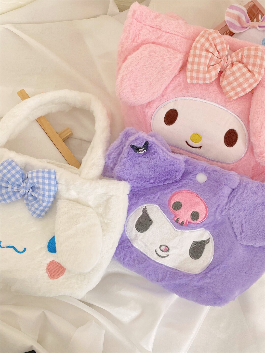 Cinnamoroll Sanrio Tote Bags Kawaii Aesthetic Tote Bags, Korean Bags ...