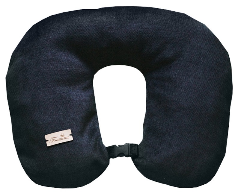Travel Neck Pillow Cover/ Pillowcase fill with clothes to expand your plane carry on Hand Luggage/perfect gift for traveler/ reisekissen image 3