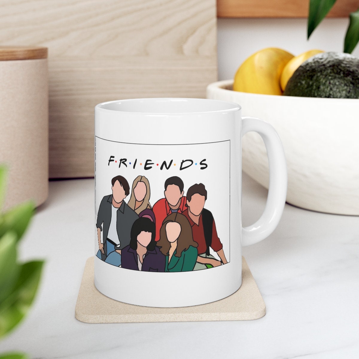 FRIENDS CHANDLER BING Coffee Mug Friends Tv Series Movie Merchandise Cup  Funny Sitcom Fans Gift Comedy Drama Romance Friendship 