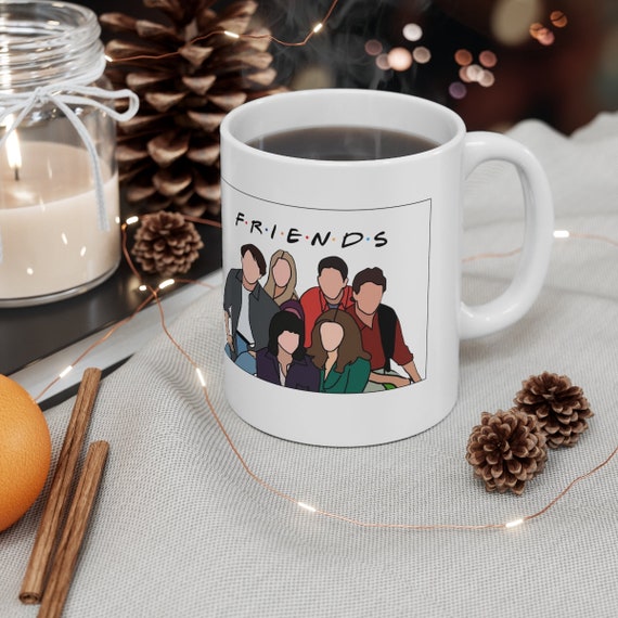 Friends mug, Chibi friends mug, Friends serie tv show, 15 oz mug, Perfect  gift, Gift for him, Gift for her