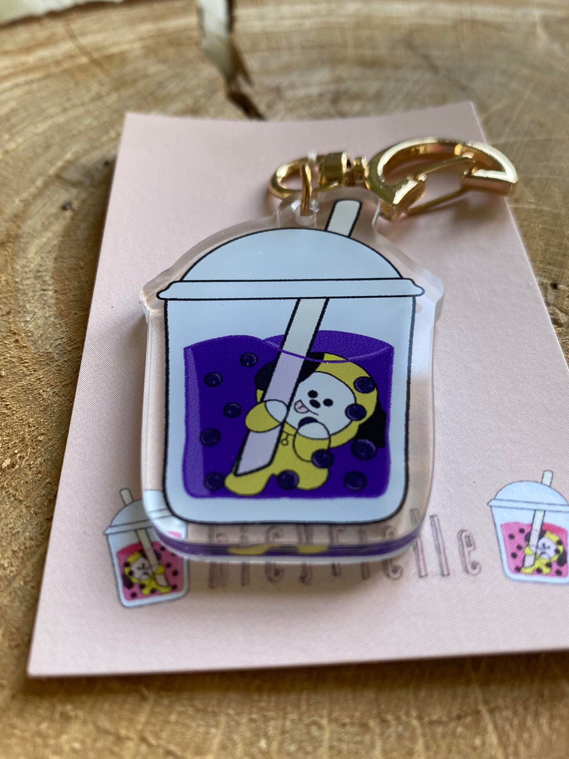 bt21 mang halloween key ring