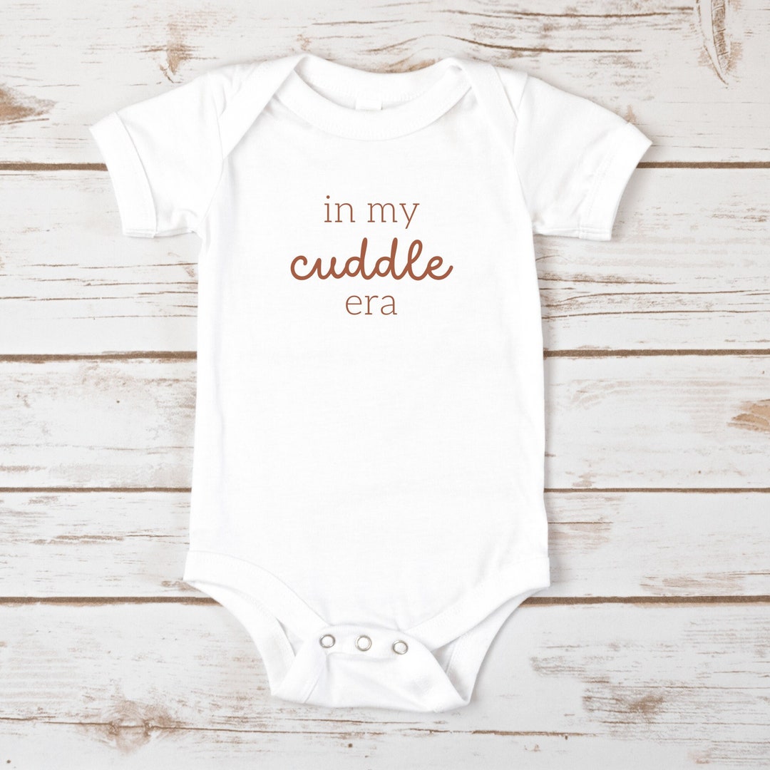 In My Cuddle Era Onesie Era Baby Onesie Baby Shower Gift Etsy