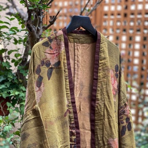 Chaqueta larga de mujer de estilo vintage de algodón de calidad, chaqueta Hanfu de mujer vintage 231659t imagen 10