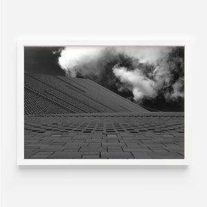 TATE MODERN, Architecture, London, Black and White, BW, Instant Download, Printable, Digital Art
