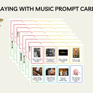 Prompt Cards for Creative Dementia Support, Alzheimer’s Care, Dementia Activities,  Expressive Arts, Creativity Prompts,  Imagination games
