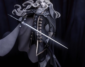 Dracula from the Castlevania Series | 3D Resin Garage Kit | Gothic Game Figure | DIY Model