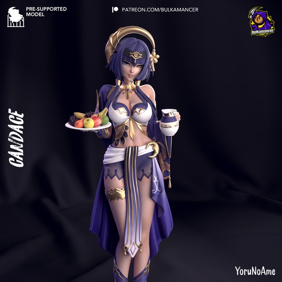 Candace Genshin Impact Garage Kit | Fanmade Anime Model | Build Your Own Collectible