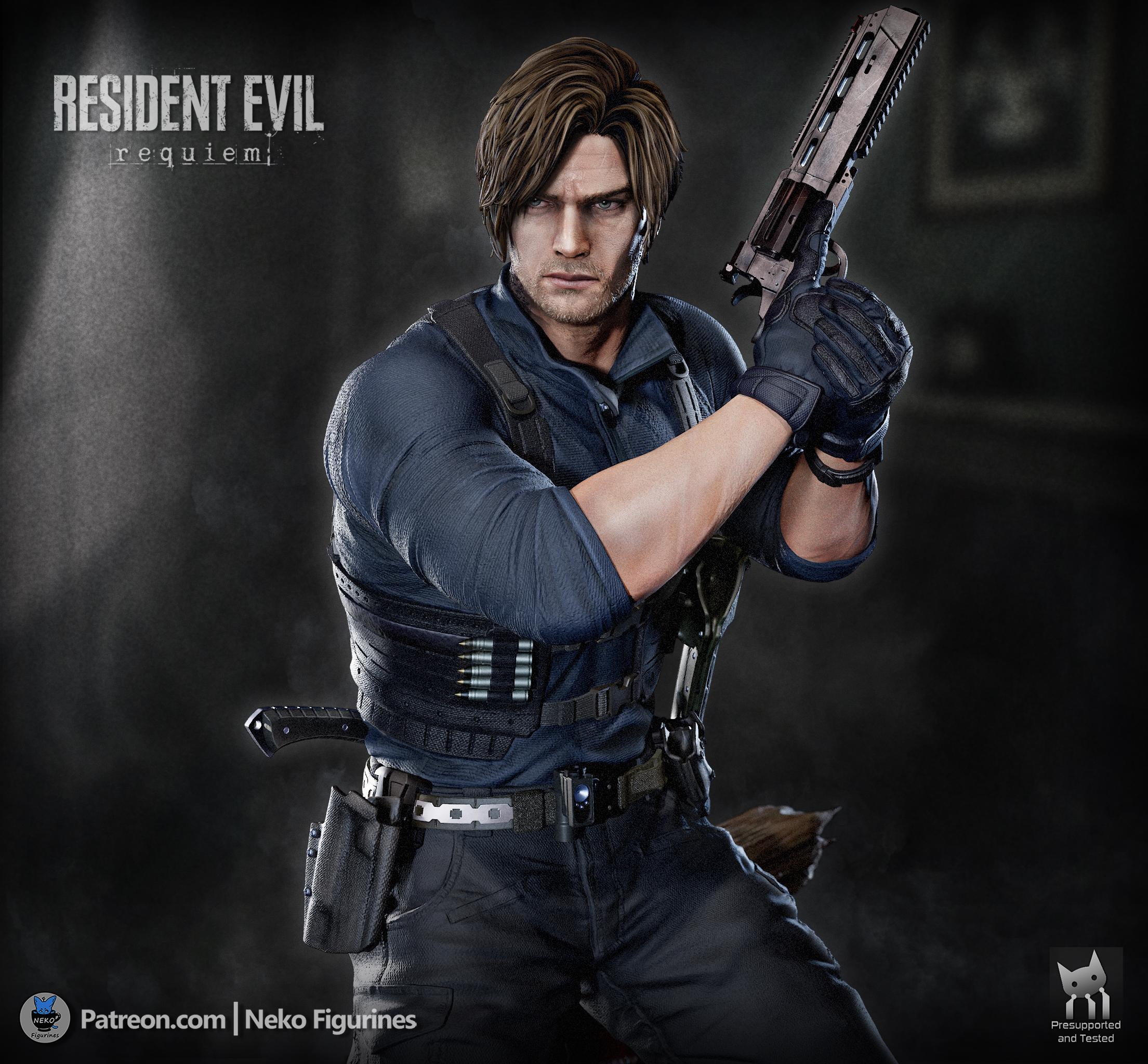 leonさん専用 Leon Kennedy Fanmade Garage Kit | Resident Evil Requiem | Battle