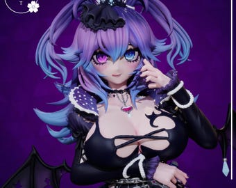 Cottontail VA fanmade Garage Kit | VTuber Model | Anime Figurine | Collectible