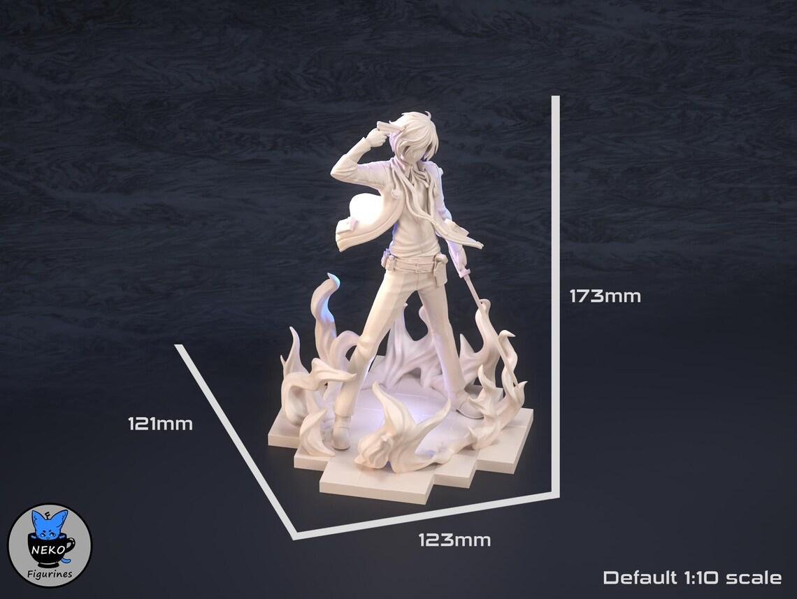 Persona 3 Makoto Neko Resin Garage Kit | Unpainted 3D Model - Etsy