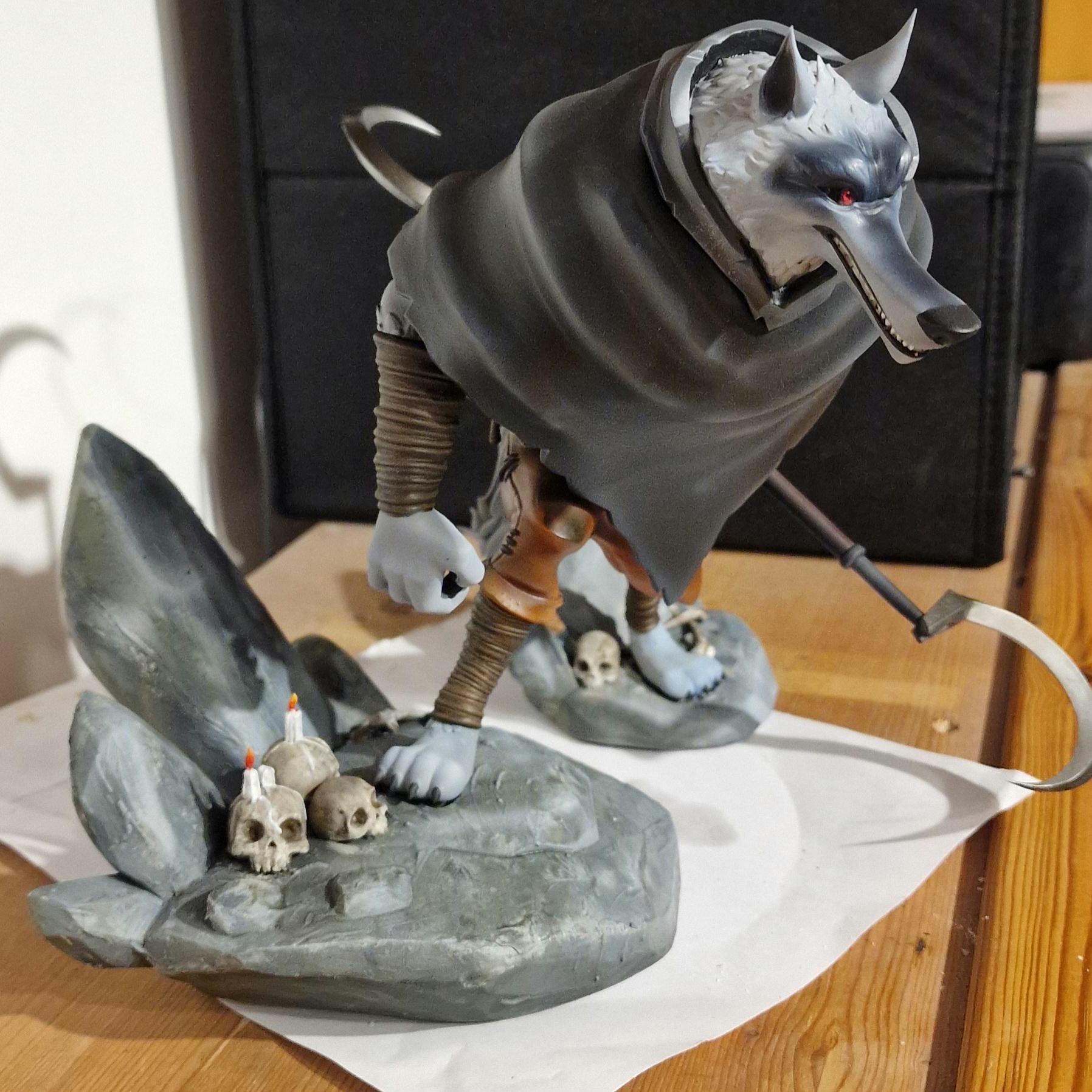 Buy Death Wolf From Puss in Boots Fanmade Figurine | Garage Kit