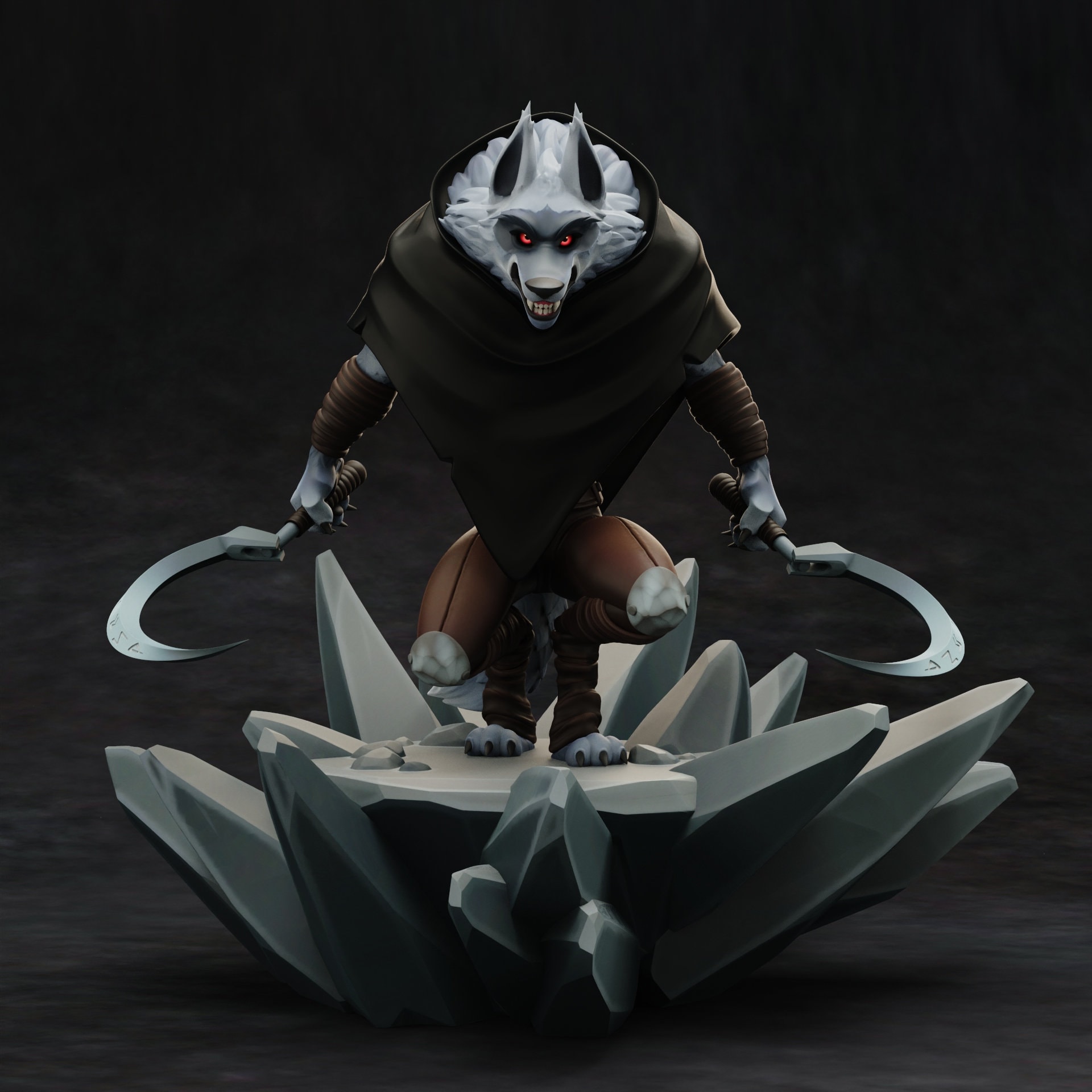 Death Wolf Puss in Boots Garage Kit | 3D Printed Figurine | 1/8