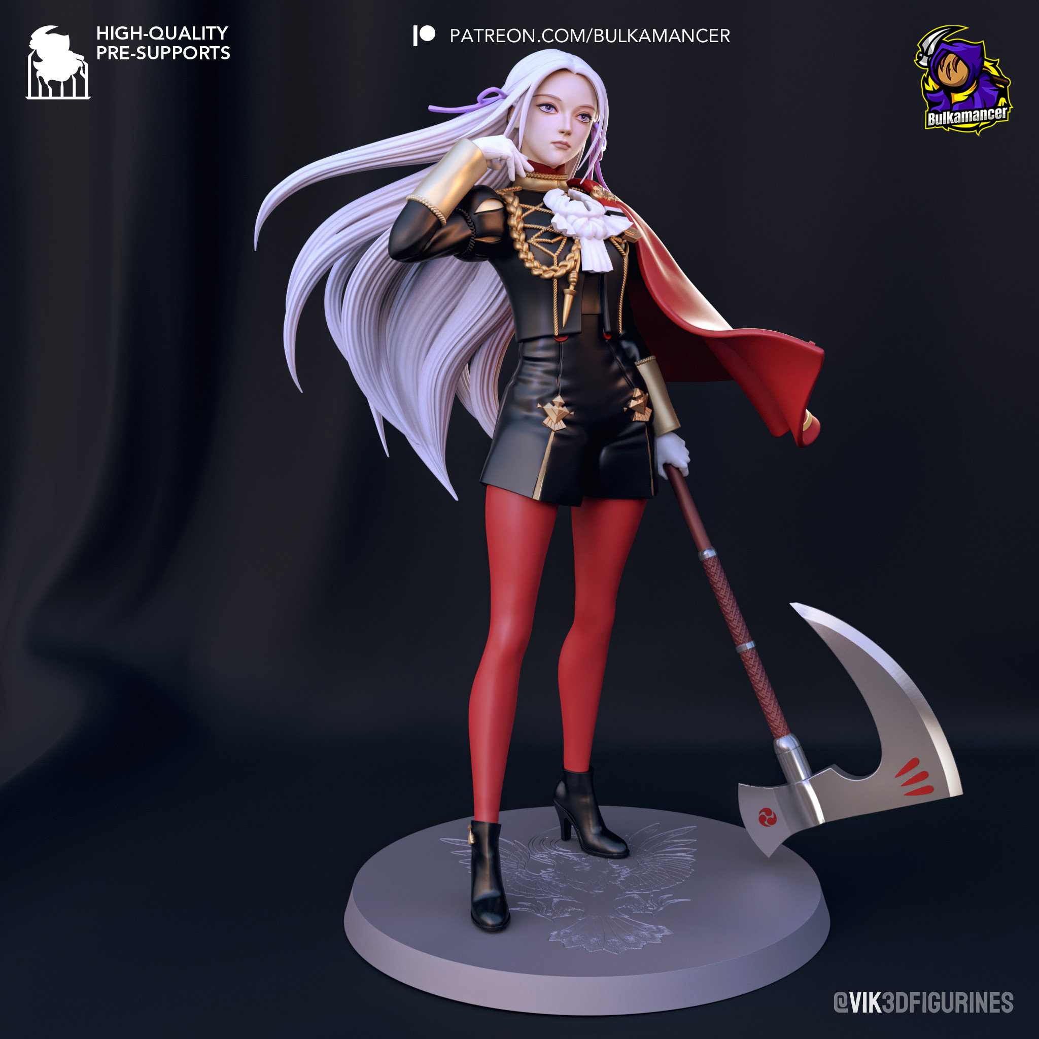 FIRE EMBLEM Edelgard von Hresvelg フィギュア Edelgard Von Hresvelg | Fire Emblem | Three Houses | Bulkamancer