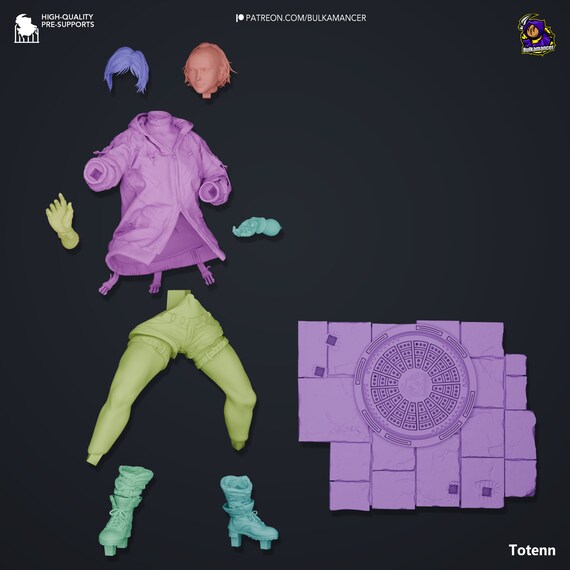 Reina From Tekken 8 | Purple Lightning | Garage Kit | Bulkamancer