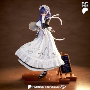 Kronii Maid Outfit  from Hololive | Garage Kit | Collectible Model | Vtuber Decor