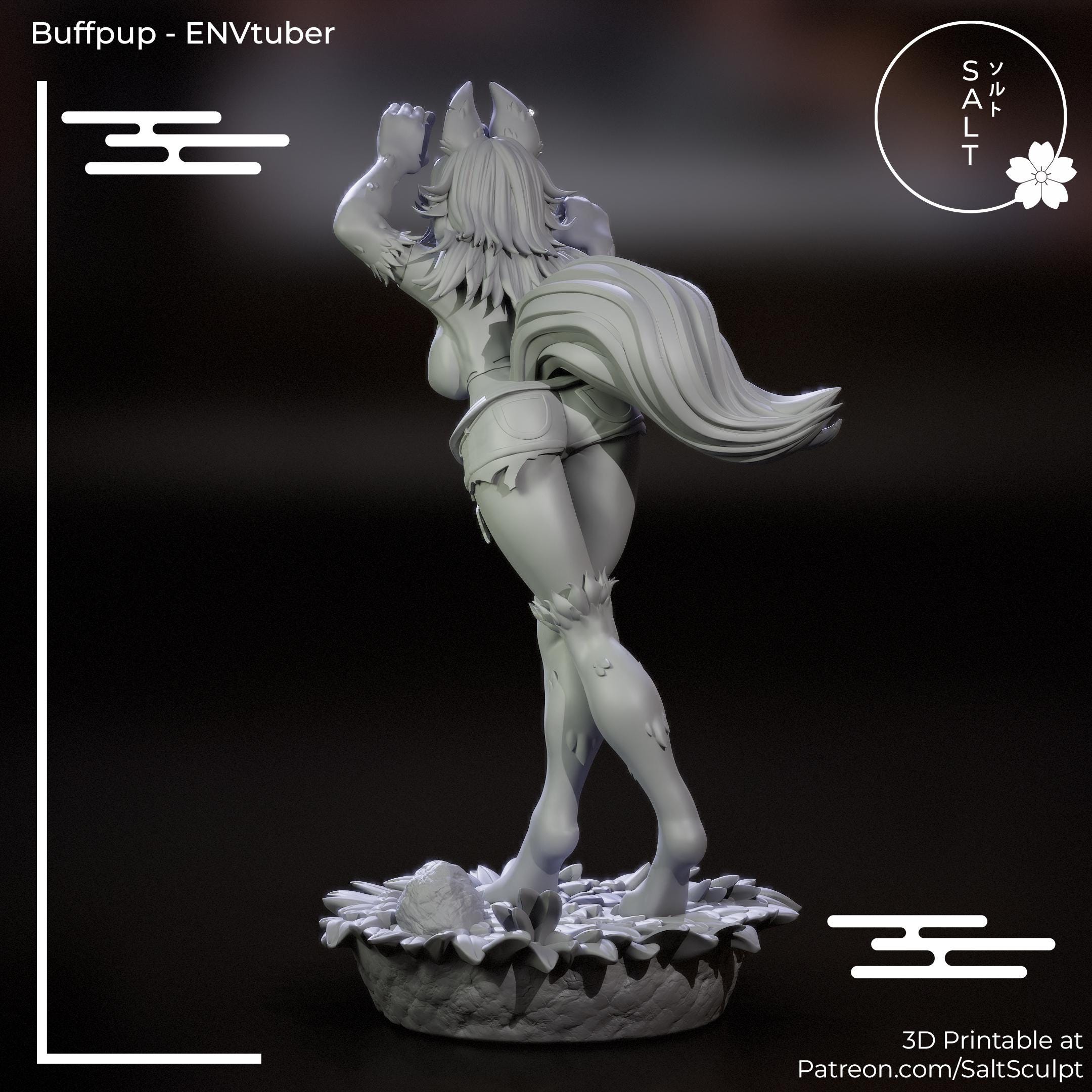 Buff Pup Fanmade Garage Kit | Vtuber | Resin Statue | Display Figurine ...