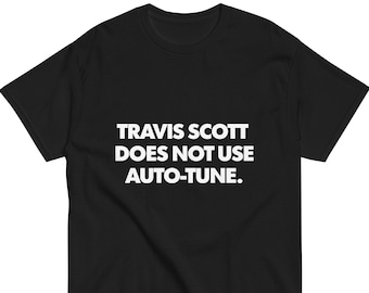 Camiseta meme de Travis Scott: camiseta divertida del año 2000