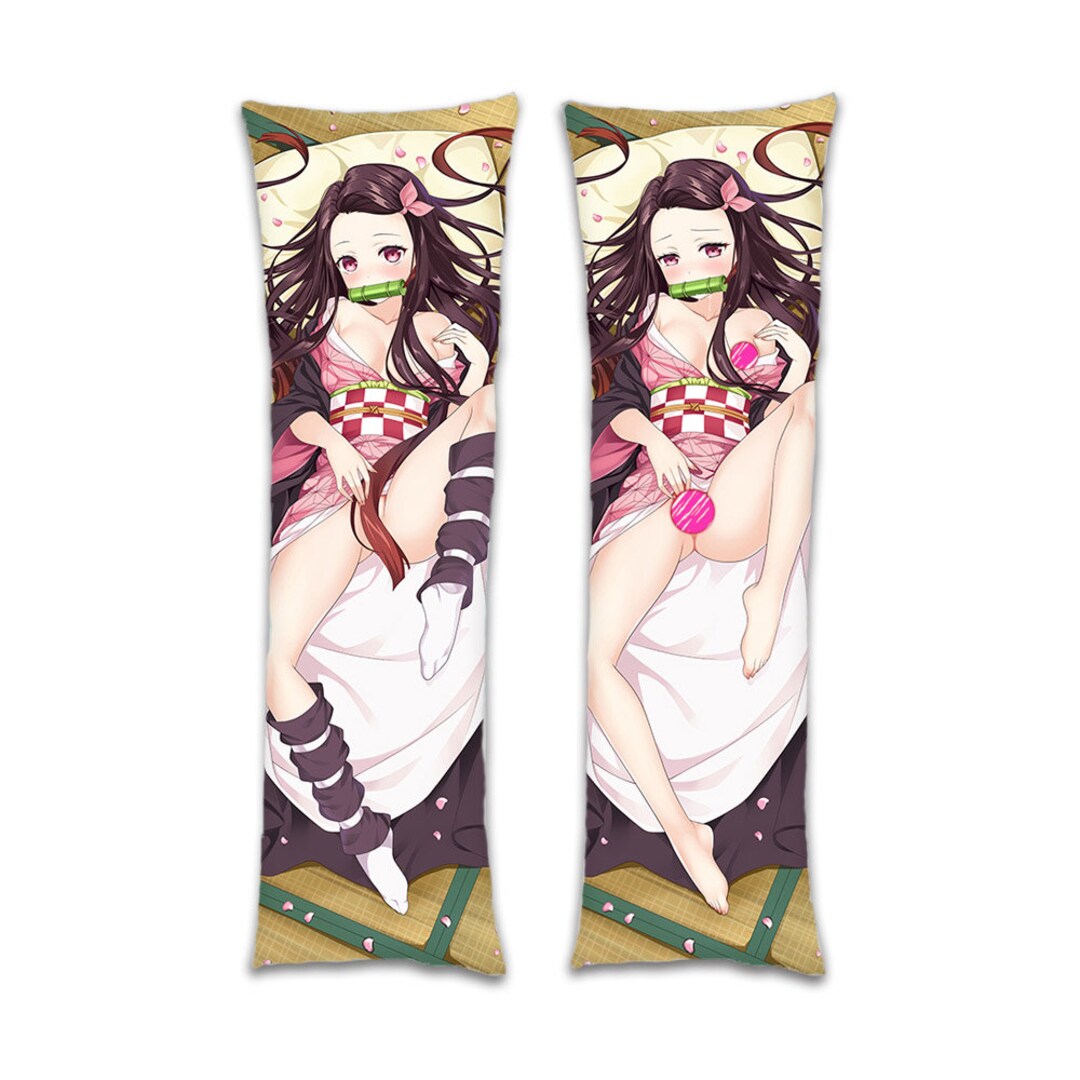 Dakimakura Pillow Nezuko 150 X 50 Cm Anime Demon Slayer Body Etsy
